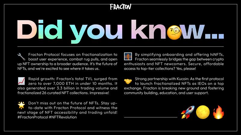 FractonX's tweet image. 👀 DID YOU KNOW...  
#FractonProtocol #kucoin