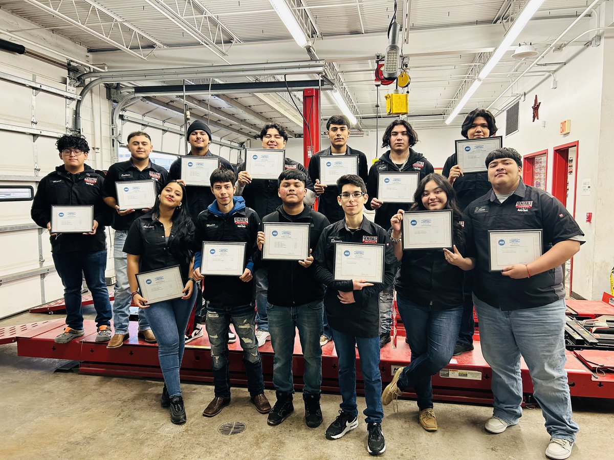 Mr. Benitez (@macautotech) on Twitter photo Two years of hard work equals 100% certified . Congratulations to the senior class of 2023! All have earned one or more ASE entry level certification.<a href="/MacArthur_AISD/">MacArthur Senior High - AISD</a> <a href="/AldineCTE/">Aldine CTE</a> <a href="/AldineISD/">Aldine ISD</a> #CultivateGreatness #mpnd #ase #certified #autotech Two years of hard work equals 100% certified . Congratulations to the senior class of 2023! All have earned one or more ASE entry level certification.<a href="/MacArthur_AISD/">MacArthur Senior High - AISD</a> <a href="/AldineCTE/">Aldine CTE</a> <a href="/AldineISD/">Aldine ISD</a> #CultivateGreatness #mpnd #ase #certified #autotech
