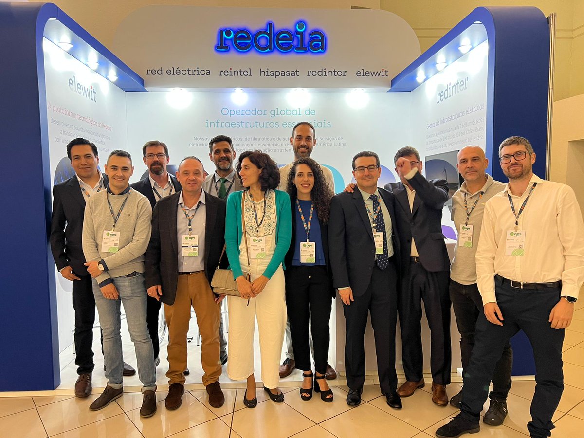 ✈️ ¡Estamos en el Encuentro Regional Iberoamericano de #CIGRE en Brasil!

🔵 Desde #Elewit, visibilizaremos la #innovación de <a href="/RedeiaCorp/">Redeia</a> y los proyectos en fase de industrialización desarrollados desde nuestro #ElewitLAB con socios y colaboradores.

🙌 ¡Contentos de estar aquí!