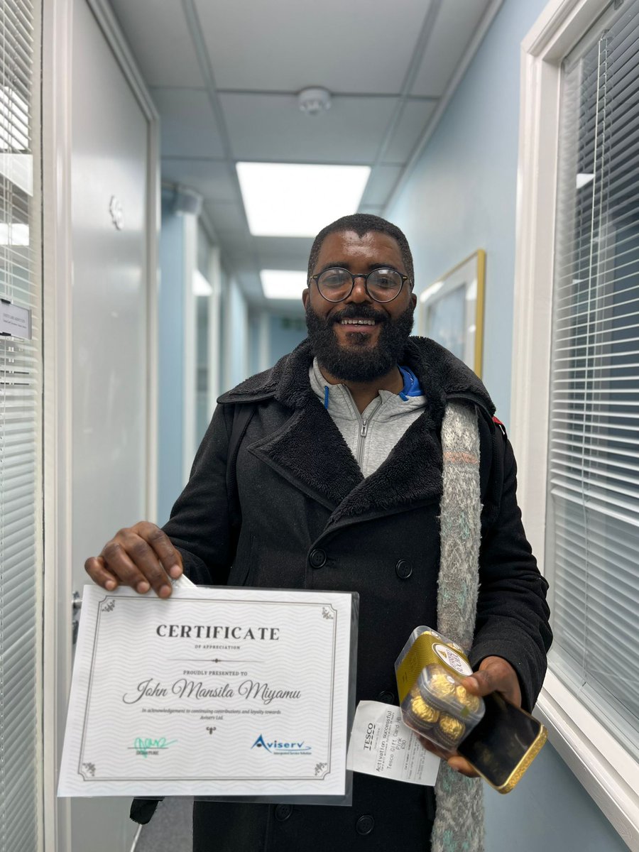 Aviserv1's tweet photo. We want to thanks John for everything he does. What an Aviserv legend! https://t.co/gVMlTdGbuy