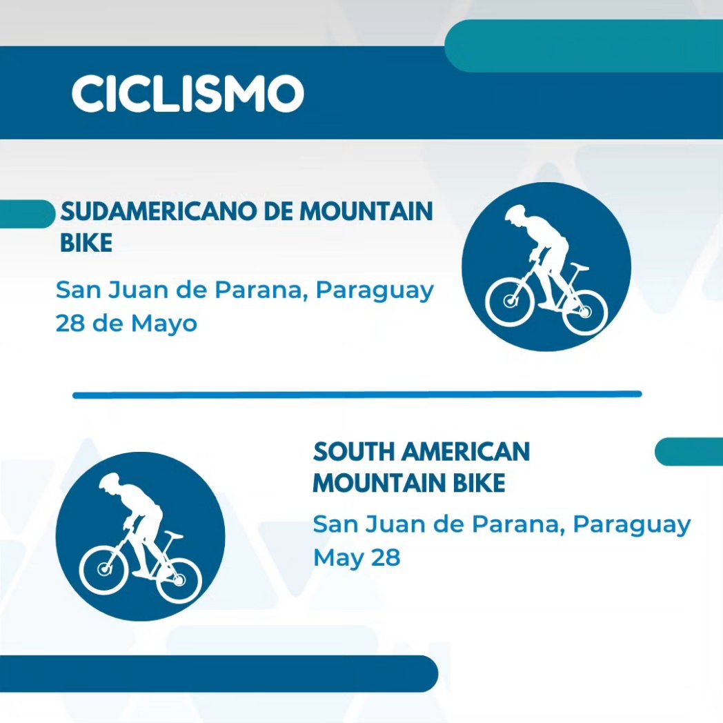 ACODEPAOficial's tweet photo. 📢¡Atención! 

Estas son las competencias que nos esperan está semana 🤩

//

📢Attention! 

There are they competition that await us this week 🤩

#gimnasia #ciclismo #mountainbike #bolos #bowling https://t.co/HjlVpbUMjh