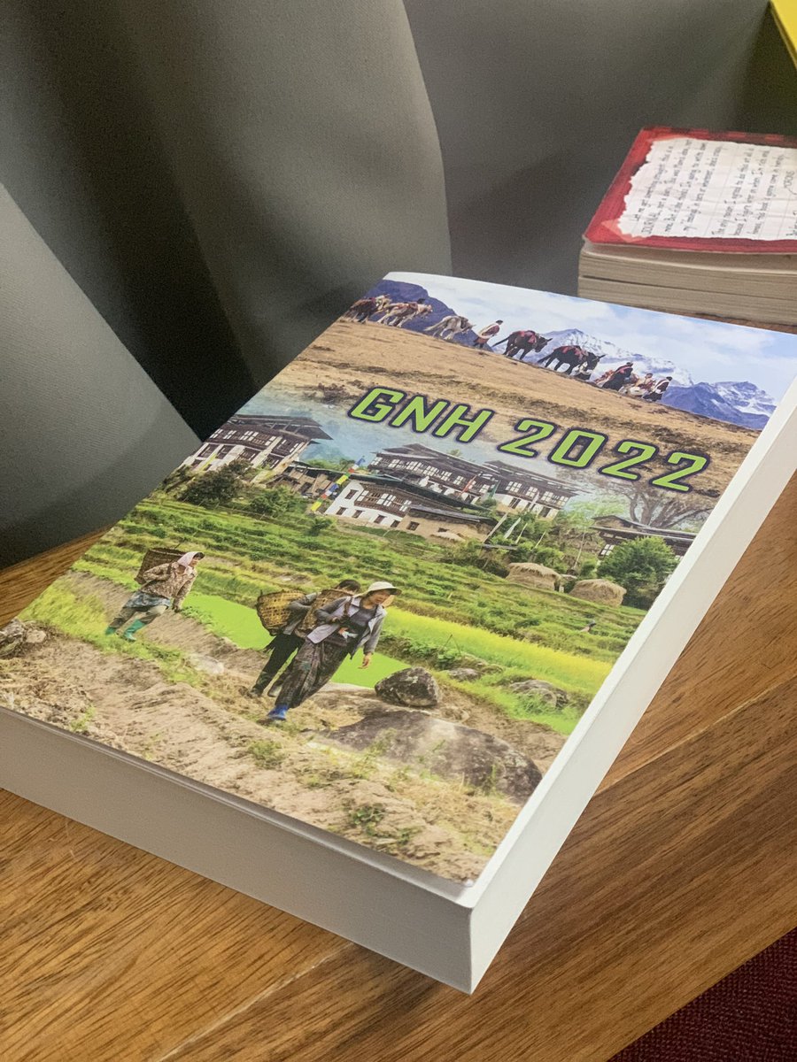 Tshokizng's tweet photo. Bhutan’s GNH status in 2022 in a book and as conceived and assessed through the 33 GNH conditions. Gratitude to JICA Bhutan for GNH survey support. Find the book here https://t.co/Ns6cuZVG2f https://t.co/9STzAFZUpT