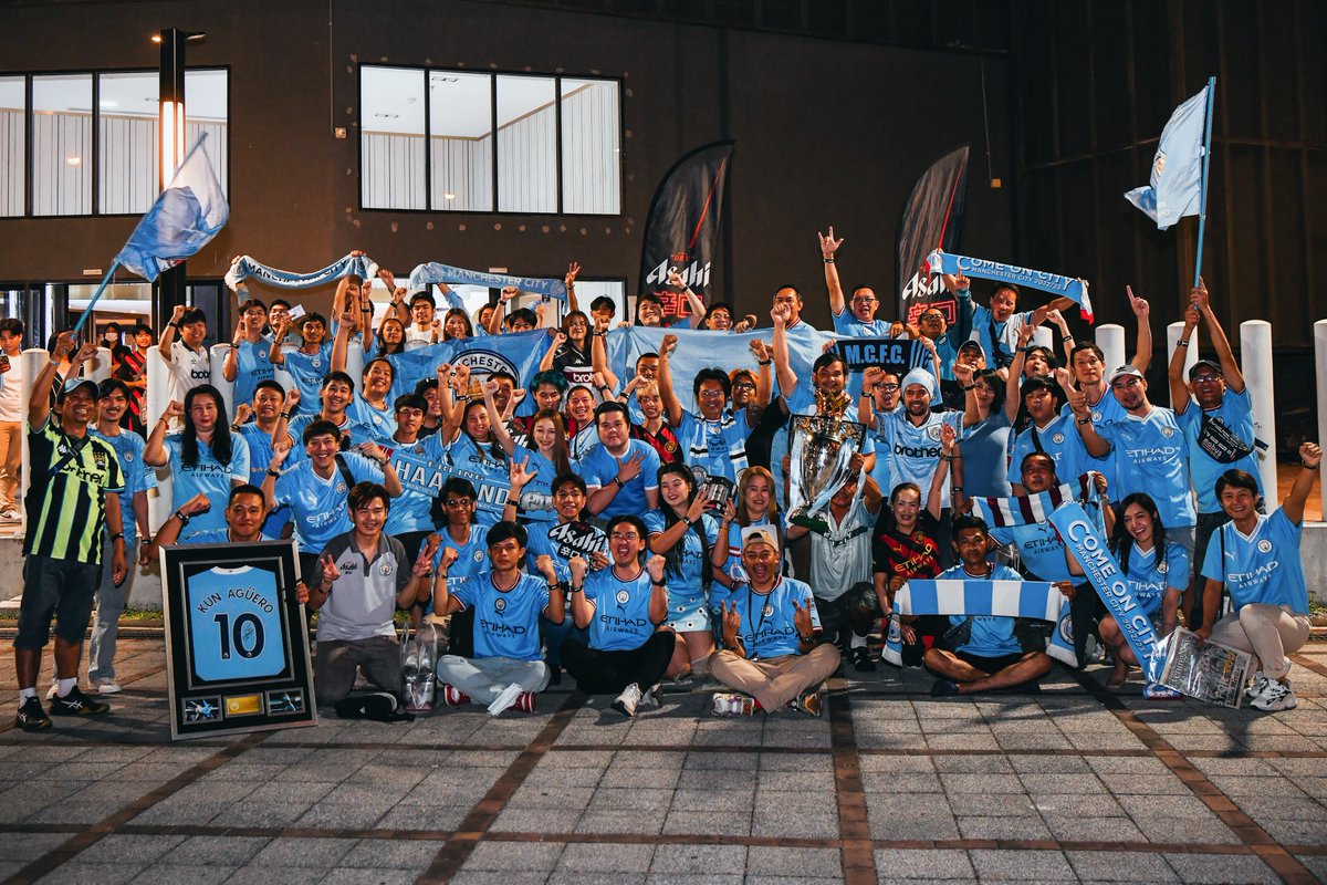 ManCityTH's tweet photo. เราได้ยินเสียงเชียร์จากพวกคุณ! 🙌 https://t.co/3MJURApQO3