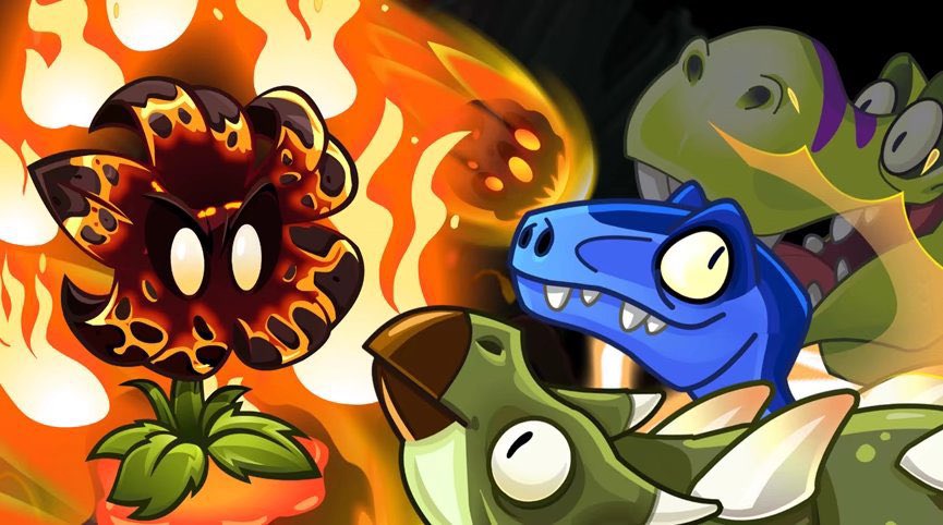 Plants vs. Zombies 2 Fall Update Adds New Dinosaurs - GameSpot