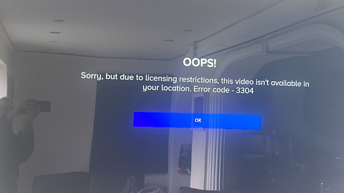 avcustominstall's tweet photo. @SkyHelpTeam 
Why does my @ParamountPlusUK say the programs and films are not available to watch in my location when I’m watching it through my sky q box https://t.co/4d7CLNaTN1