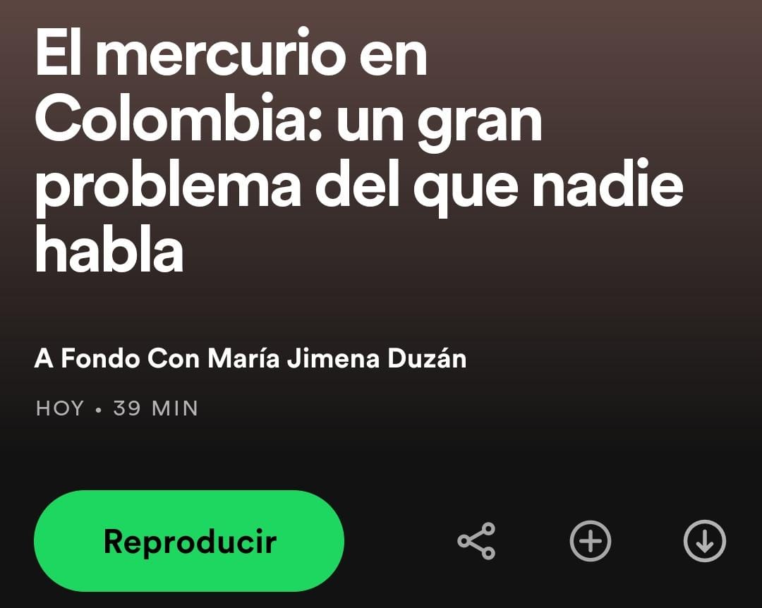 MJDuzan's tweet photo. AL AIRE | El mercurio en Colombia: un gran problema del que nadie habla

@CamiloPrietoVal, profesor y MSc Energía y Sostenibilidad, habla en #AFondo de las problemáticas de su uso en Colombia y de la importancia para la salud humana de frenarlo.

🎙️👉🏼
https://t.co/4Z2ZRBlwim https://t.co/t8eW6jjJKB