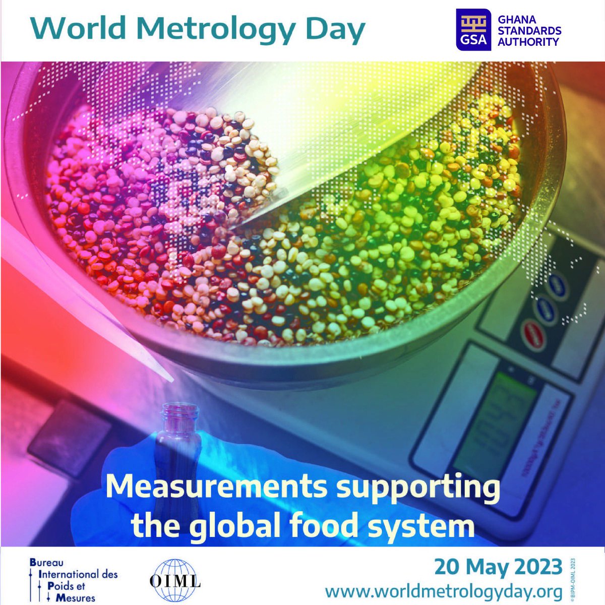 Happy World Metrology Day!  We celebrate the critical role that measurements play in supporting the global food system. Let's continue to prioritize accuracy and precision in our measurements for a sustainable future.
#WorldMetrologyDay #GlobalFoodSystem #MeasurementsMatter 🌍🌾