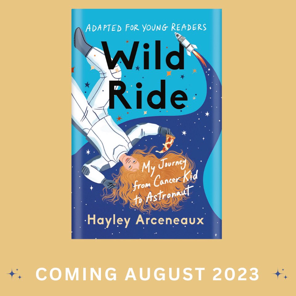 Woohoo the young reader version of WILD RIDE is now available for preorder!! It launches Aug 8 but is available for preorder today, wherever books are sold

My hope is that this book inspires young people to dream big, huge dreams for their future 💙🚀

penguinrandomhouse.com/books/714595/w…