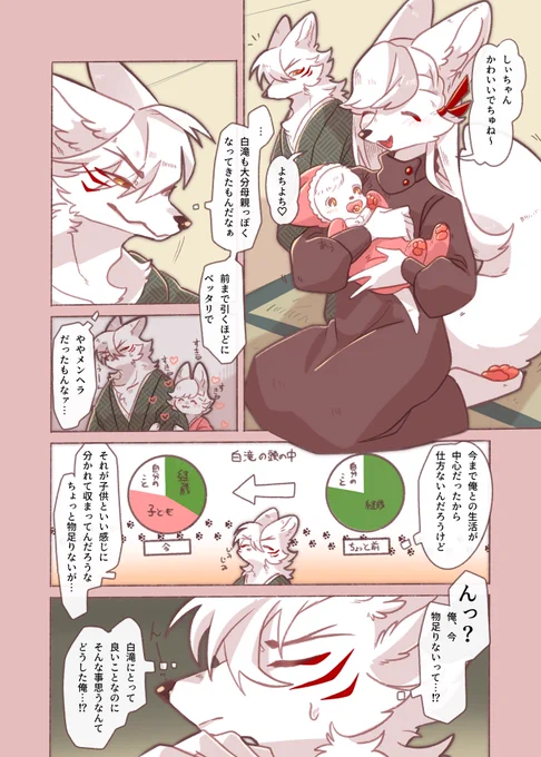 らしくない経蔵とママ滝 🦊👶🤱