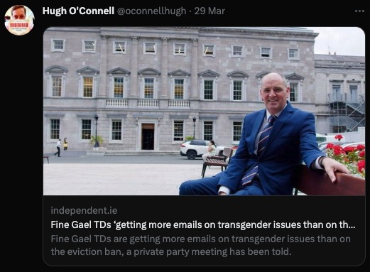 Helpdeskinf0's tweet photo. Fine Gael Self-Proclaimed Propagandist
Tweeting vs MSM publications 
The Stench of Prejudice 
This is the party that's running our country ?
This is the media that print their vile agendas
SHAME ON YOU🤬
#Prejudice #HowFineGaelWorks #MSM #Finegael #Howirelandworks #Evictionban https://t.co/Q3vjyv6q3q