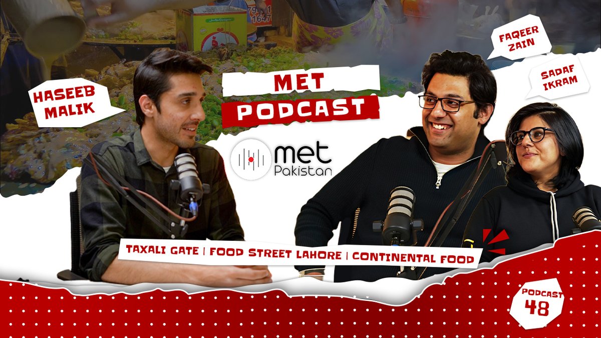 MetPakistan's tweet photo. A Conversation with Faqeer Zain, Sadaf Ikram | Taxali Gate Owners | Continental Food
https://t.co/bOshe6p8jM
Watch Full Episode on youtube
@hassan_jerdoni 
#SheikhRasheed #ReleaseAnumSheikh #Shia #LahoreMeinBaraf https://t.co/in960I8bgm