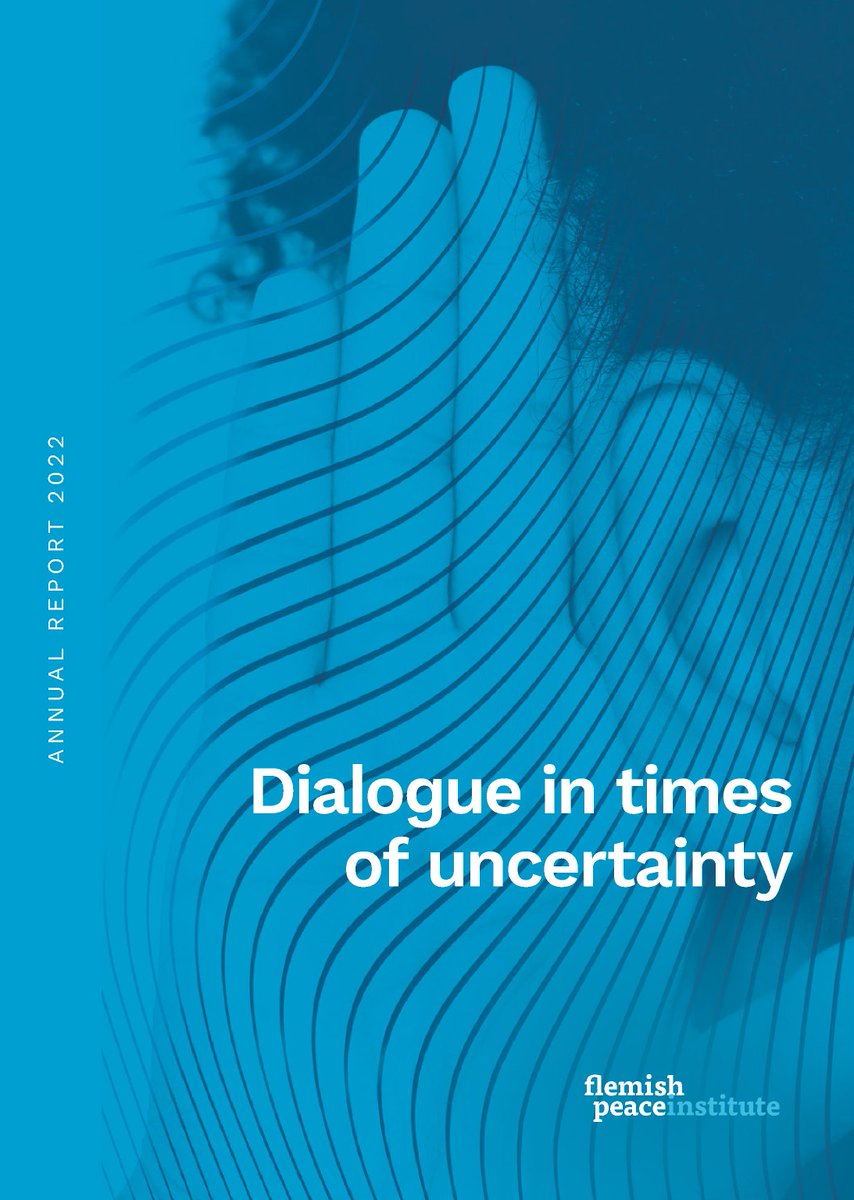 Just released our ENG Annual Report 2022 '#Dialogue in times of uncertainty'📚🌍 Check out last year's publications, events & read 4 ⚡ exclusive interviews⚡ on mutual #radicalisation, #Ukraine, #Balkans & #armsindustry. ✔vlaamsvredesinstituut.eu/en/annual-repo…