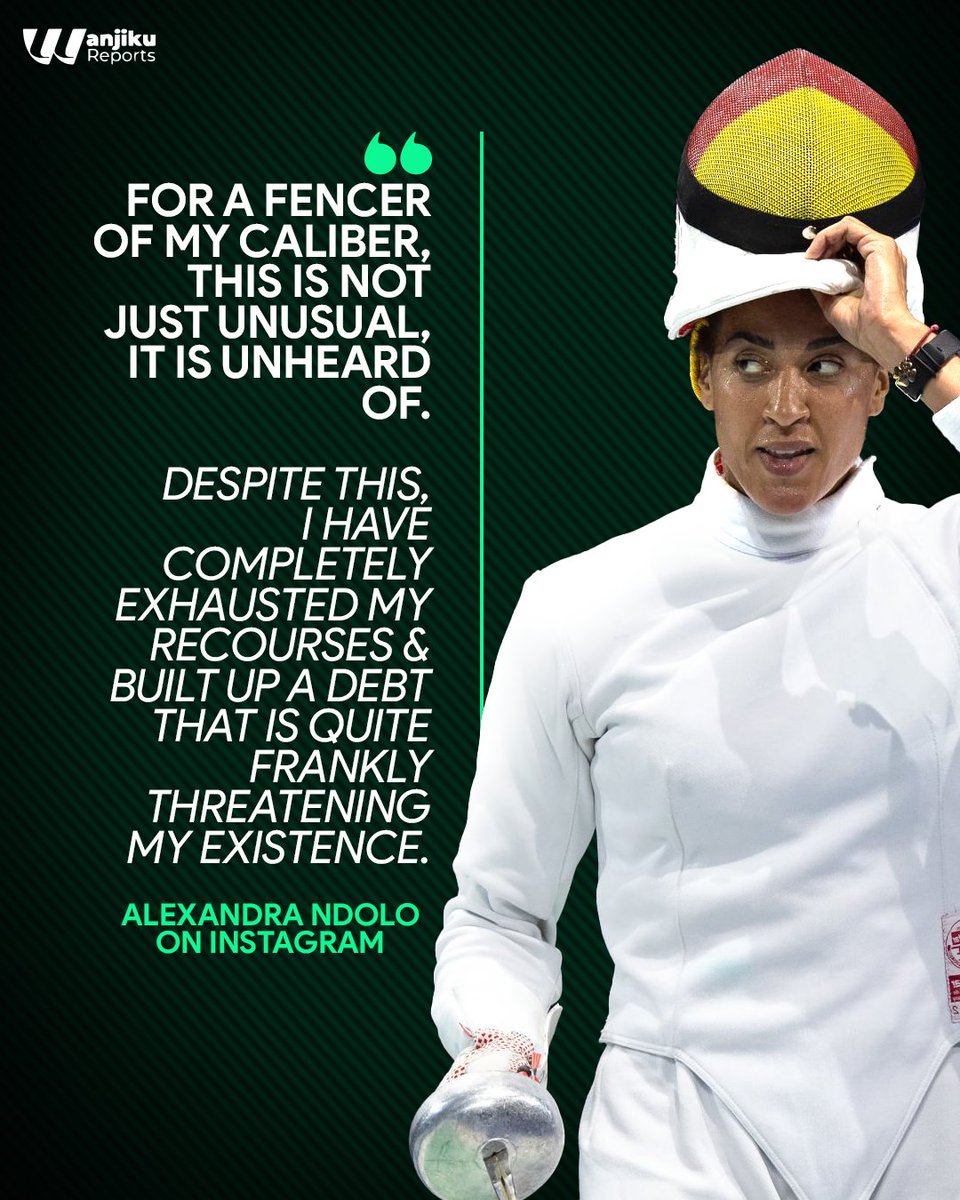 WanjikuReports's tweet photo. Alexandra Ndolo, the first Kenyan woman to compete in the FIE fencing event is disappointed by the Kenyan Fencing Federation. https://t.co/TBf2bLCLvF