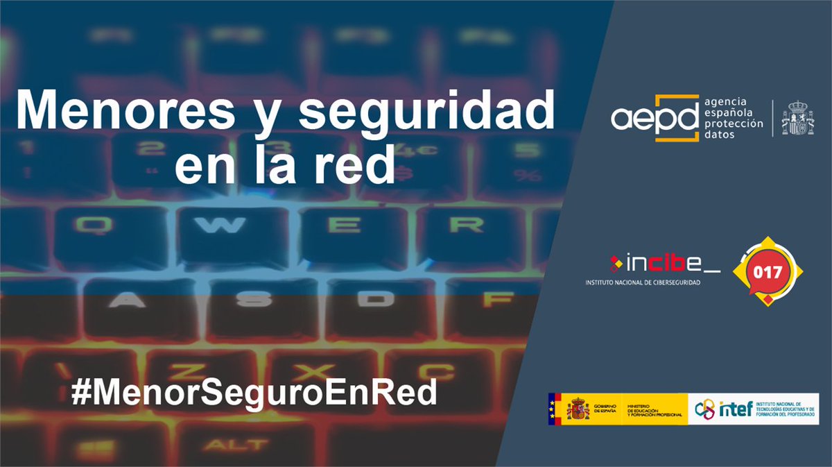 AEPD_es's tweet image. La Agencia organiza, junto a @educaINTEF e @INCIBE, la 4ª edición del curso online gratuito sobre menores y uso responsable y seguro de Internet, orientado a familias y docentes. #MenorSeguroEnRed

👉🏼NOOC de 3 horas
📅7 al 16 de junio

Más info en: aepd.es/es/prensa-y-co…