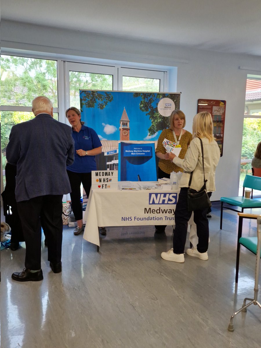 We're all set up and looking forward to meeting you at Sheppey Community Hospital for our Volunteers Event! Come and say Hello 👋🏻