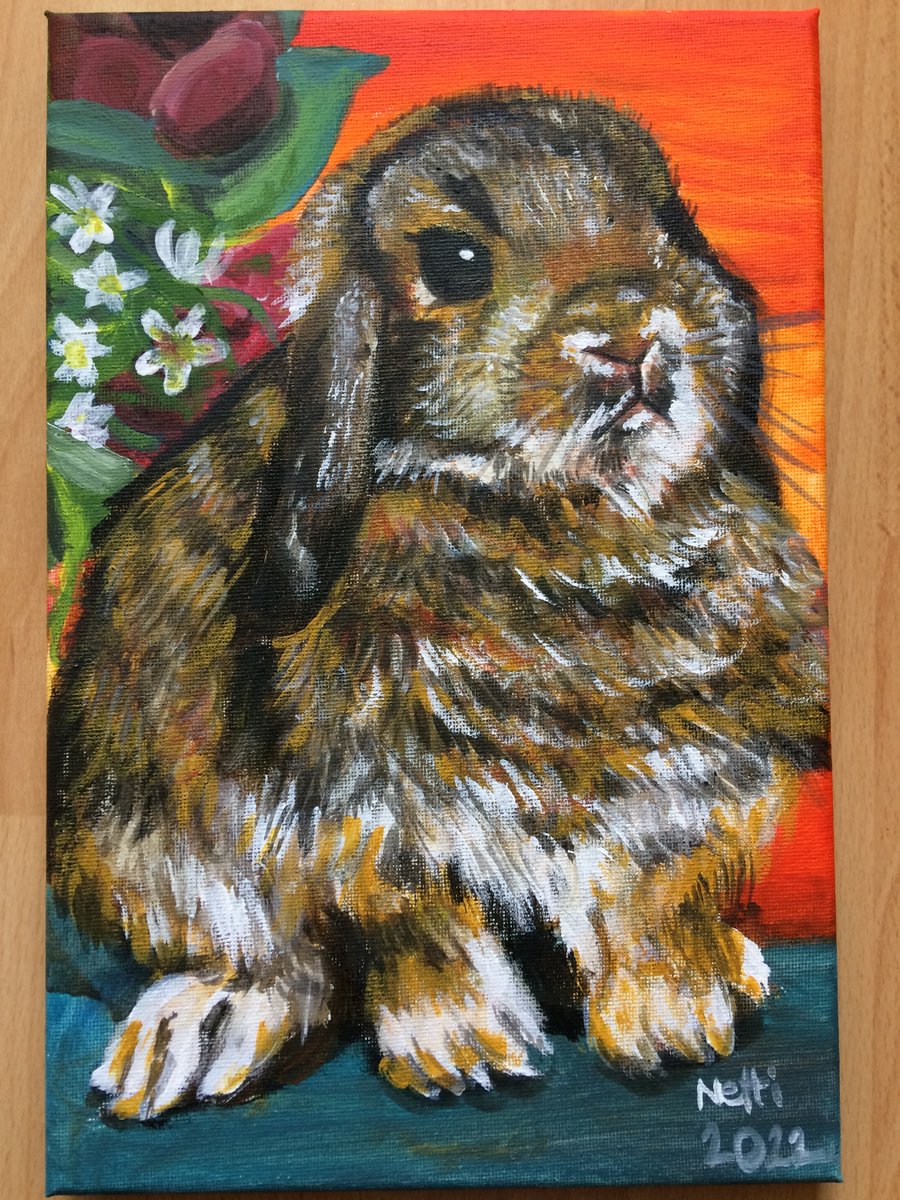 Animal acrylic paintings on canvas  from 2022. 🐕🐈🐇 #art #artwork #painting #canvas #ArtistOnTwitter #artist #painter #acrylic #animal #nature #dog #puppy #flower #flowers #portrait #cat #kitten #bunny #artistsontwitter #Artists #paint #acrylicpainting #acrylicpaint #rabbit