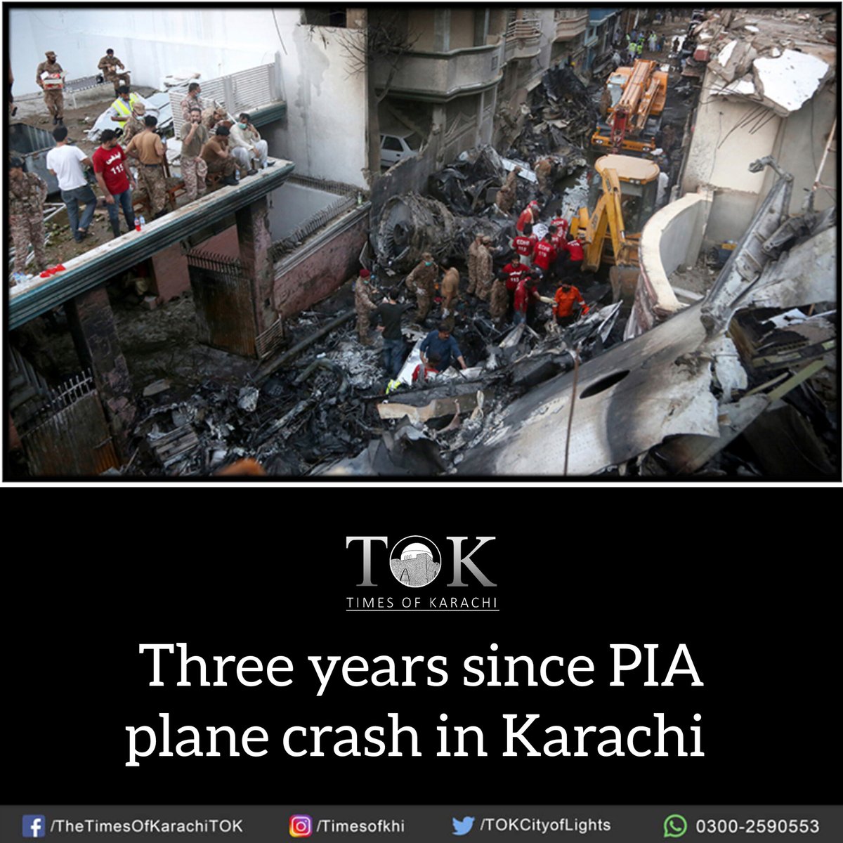It has been three years since the tragic accident of #PIA flight PK-8303 near Karachi Airport. On May 22, 2020, the flight from #Lahore to #Karachi claimed the lives of ninety-seven passengers and crew members.

#PIAPlaneCrash