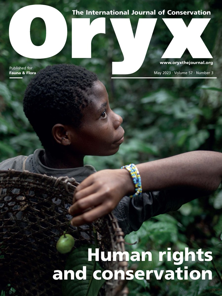 This #BiodiversityDay:

<a href="/OryxTheJournal/">Oryx</a> launches a new edition focused on #HumanRights and #conservation

Find out more about:
➡️#Indigenous Rights
➡️Environmental projects
➡️#Biodiversity Policy

cambridge.org/core/journals/…

#TransformativePathways <a href="/iki_germany/">IKI Germany</a>