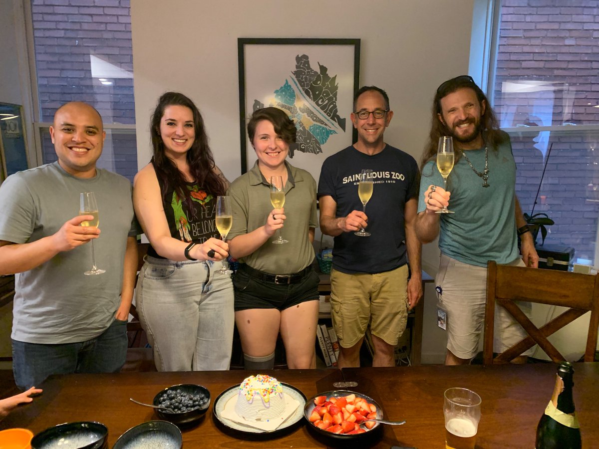 Dan Warren (@slucompphys) on Twitter photo Lots to celebrate this weekend: Nelson Membreno and <a href="/SchneiderNAS/">Nati Schneider</a> are PhD candidates; Sam Hogue earned the Keath Award for Excellence in Undergrad Research, the BS in <a href="/SLUBiology/">SLUBiology</a>, and starts our MS program; I got promoted. I’m so grateful for my terrific students and colleagues! Lots to celebrate this weekend: Nelson Membreno and <a href="/SchneiderNAS/">Nati Schneider</a> are PhD candidates; Sam Hogue earned the Keath Award for Excellence in Undergrad Research, the BS in <a href="/SLUBiology/">SLUBiology</a>, and starts our MS program; I got promoted. I’m so grateful for my terrific students and colleagues!