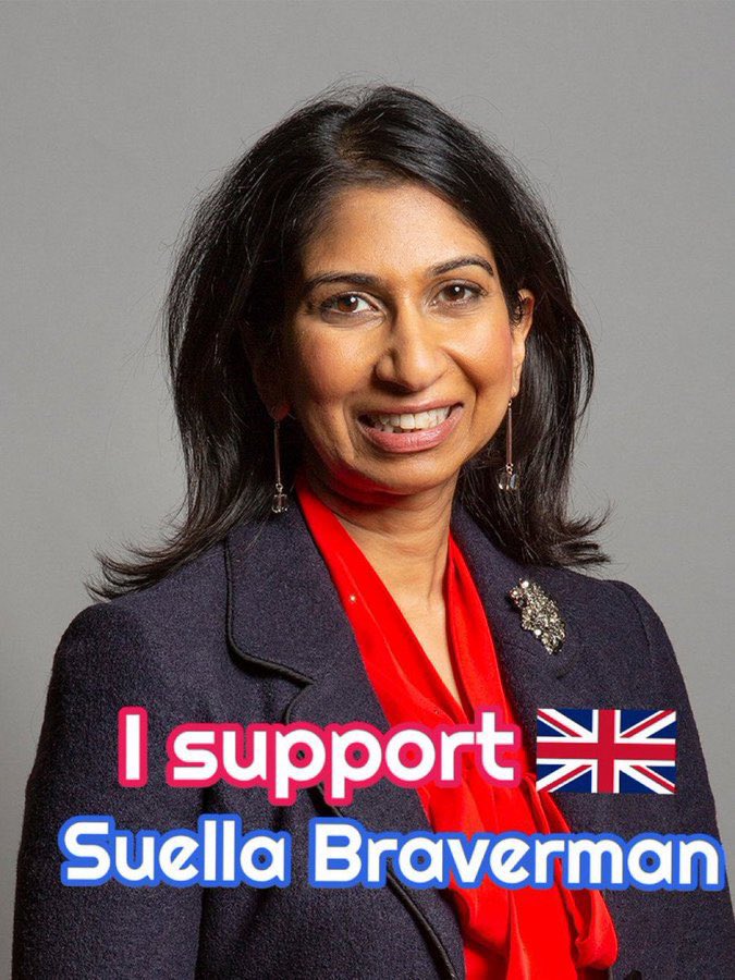 #ISupportSuella 👏 She’s another Brexiter the Blob want removed… Rishi is part of this Blob… 🤬🤬🤬