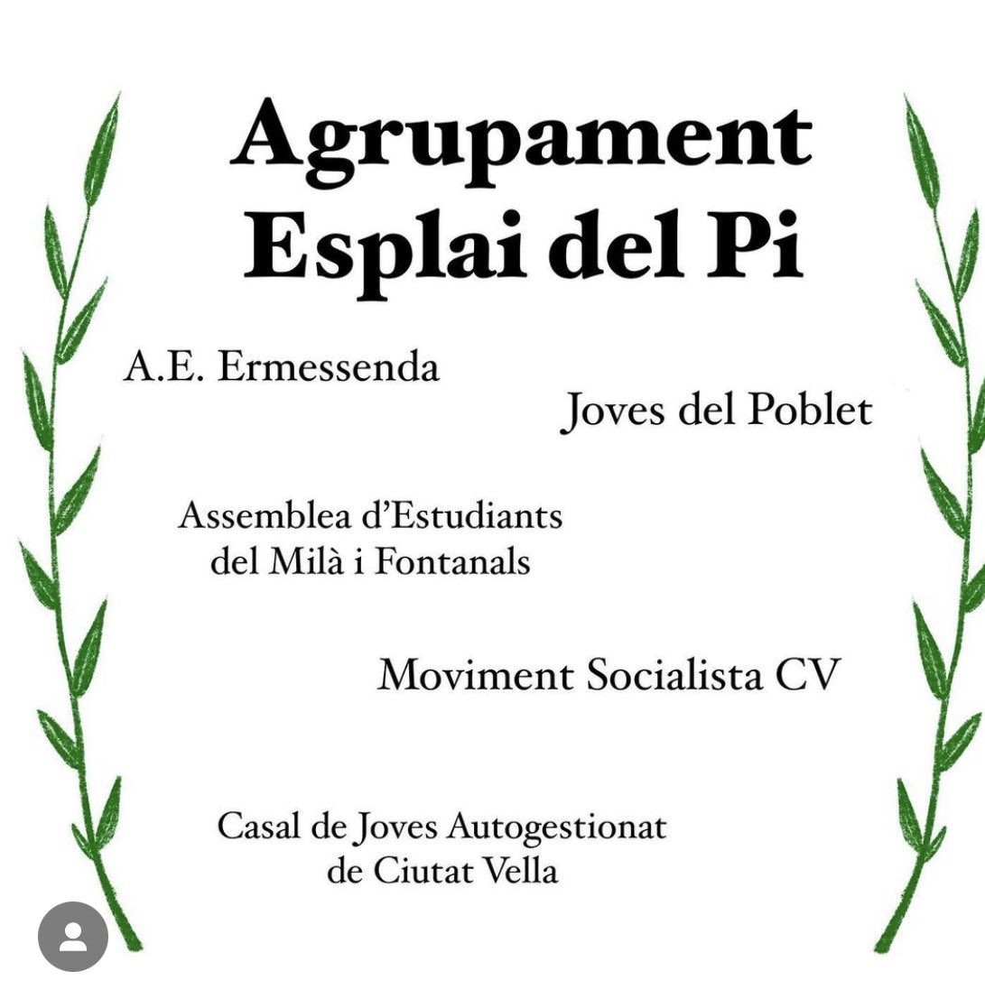 Continuació del comunicat!