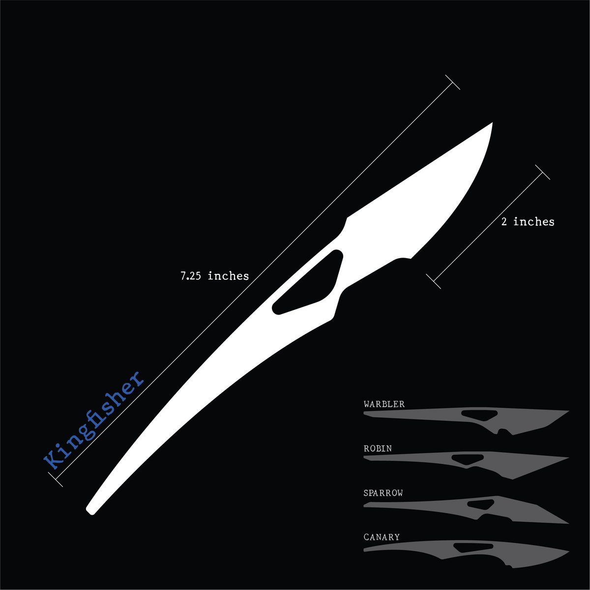 A new member of little bird family ^ ^
'KINGFISHER'
#scalpel -like #kiridashi #concept #design
.
#knife #knives #blade #edc #edcgear #gear #tools #customknives #illustration #conceptdesign #vector #lineart
