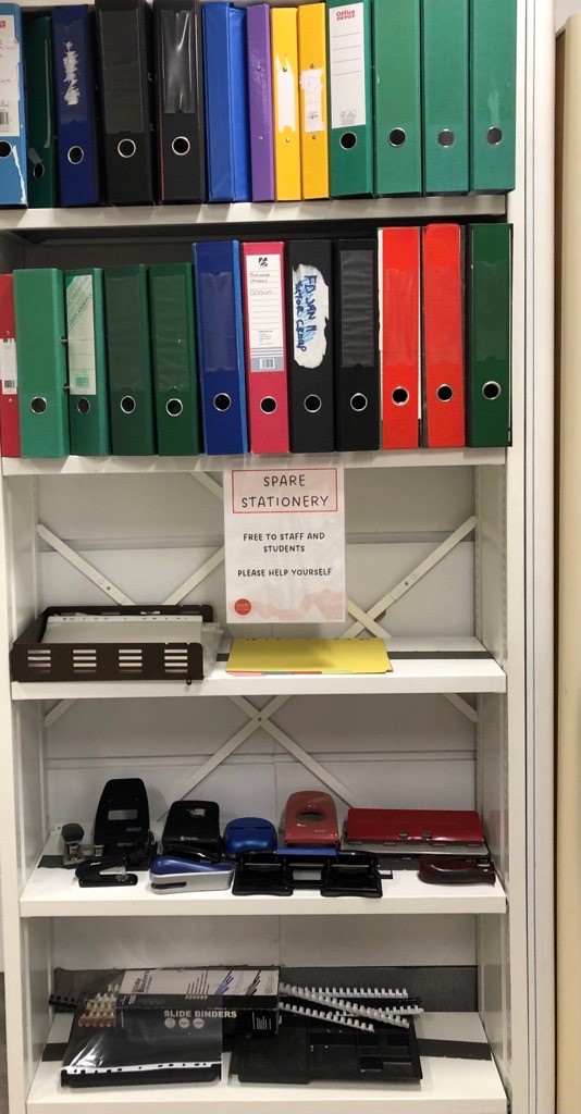 SolentLibrary's tweet image. FREE stationery - Find the shelves in the library reception area, Take what you need. 
#Sustainability  #LibraryInitiative  #GreenTeam