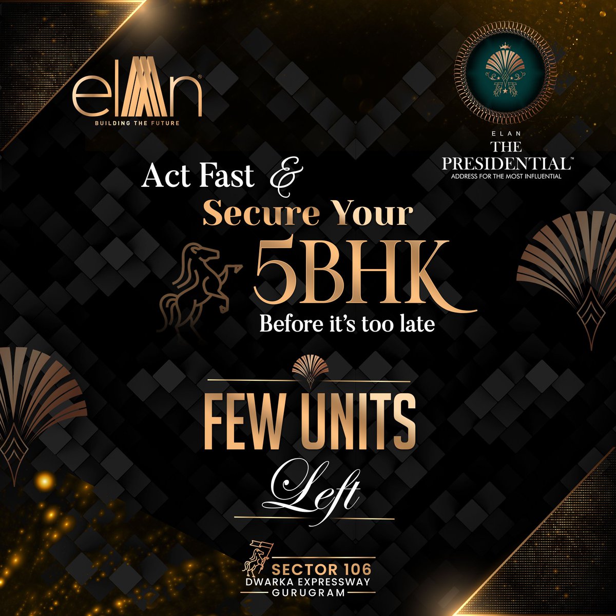 Elanlimited's tweet photo. Seize the Moment: Act Fast and Secure Your 5 BHK Home at Elan - The Presidential
#ElanGroup #ElanPresidential #Sector106 #ThePresidential #DwarkaExpressway #luxurywithelan #liveatelan #Gurguram #RealEstate #Luxury #Lifestyle #luxurylifestyle #luxuryamenities #luxuryrealestate https://t.co/gAV1w5GG9V