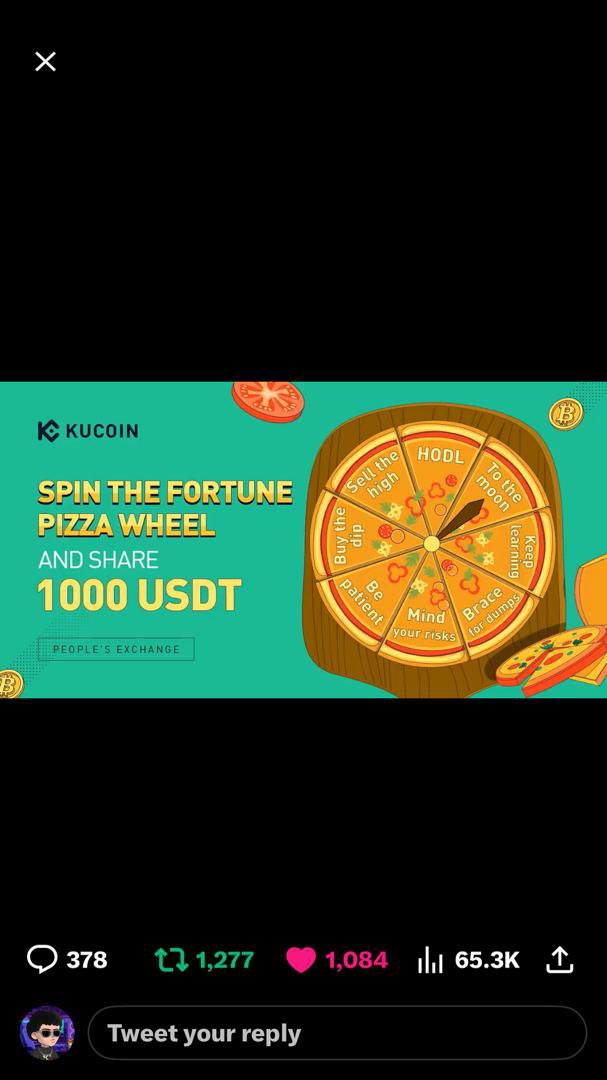 abdulsater9891's tweet photo. @kucoincom #KuCoinPizzaDay2023 
@kucoincom https://t.co/AYBUwJtvsq