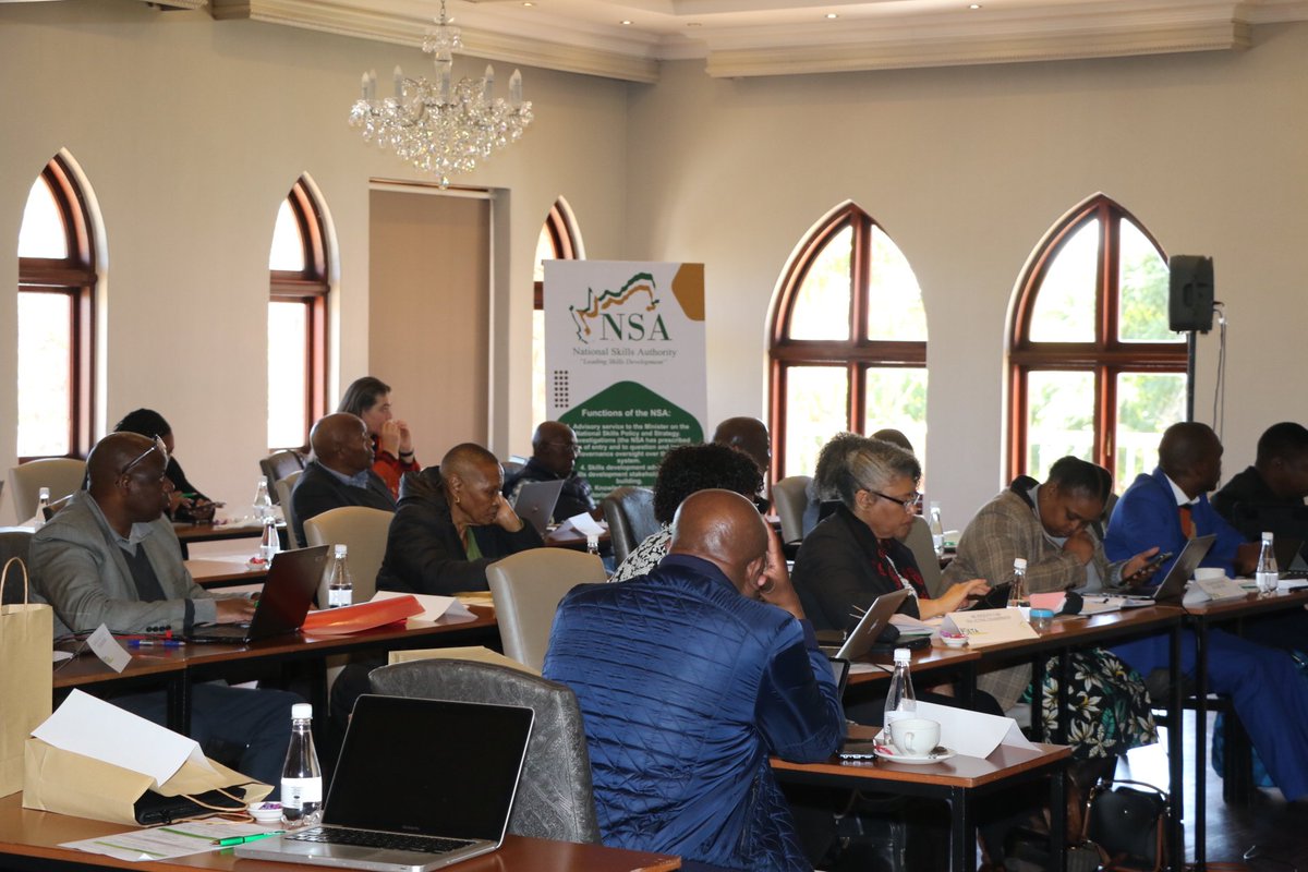 SkillsAuthority's tweet photo. The NSA is attending the consultation meeting with the Public Service Sector Education & Training Authority to receive Progress update on the strategic areas on which SETAs are requested to comply with.
#SkillsDevelopment
#SETAsSupport
#SETAsMonitoring_Evaluation https://t.co/n8msgNe1md