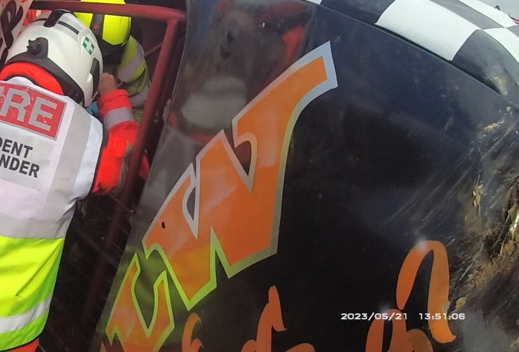firerescueuk's tweet photo. Our crew attended to a few incidents yesterday whilst providing fire&amp;rescue and medical cover at the raceway. A few stills from our bodycams #fire #rescue #firerescue #rtc #firefighter https://t.co/gp2quITHWl
