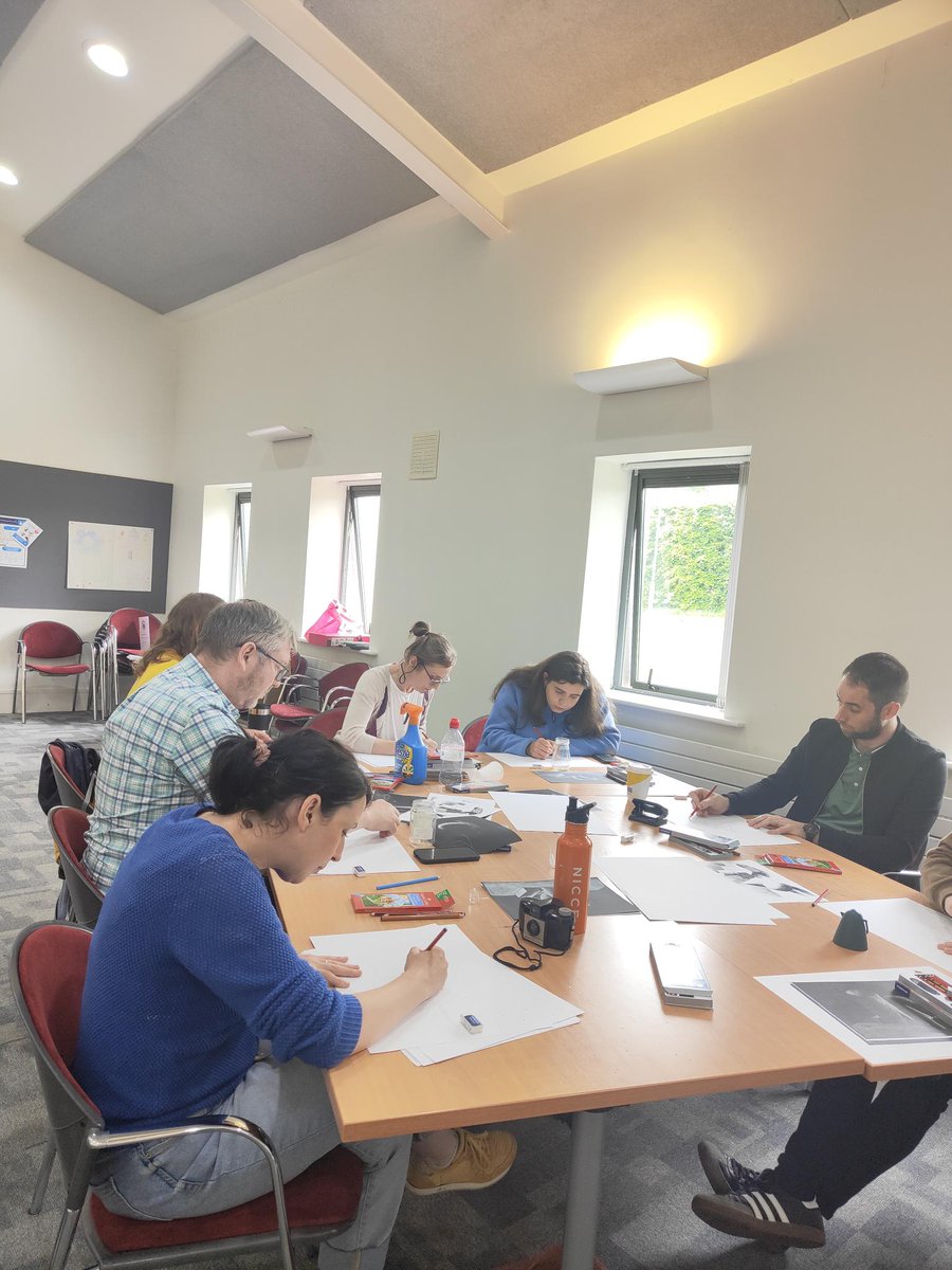 JCt4ed's tweet photo. What a great way to spend National Drawing Day!

Teachers traveled to Kilkenny EC this weekend to partake in the final Arts in Junior Cycle #SketchIT workshop with Jim O'Farrell https://t.co/evwgBgfm2y