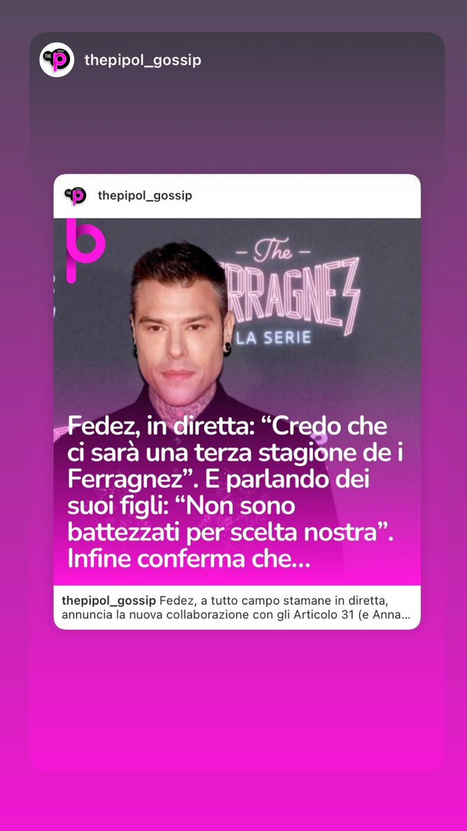 Parpiglia's tweet image. #fedez conferma #xfactor e non solo #biagioantonacci e…
