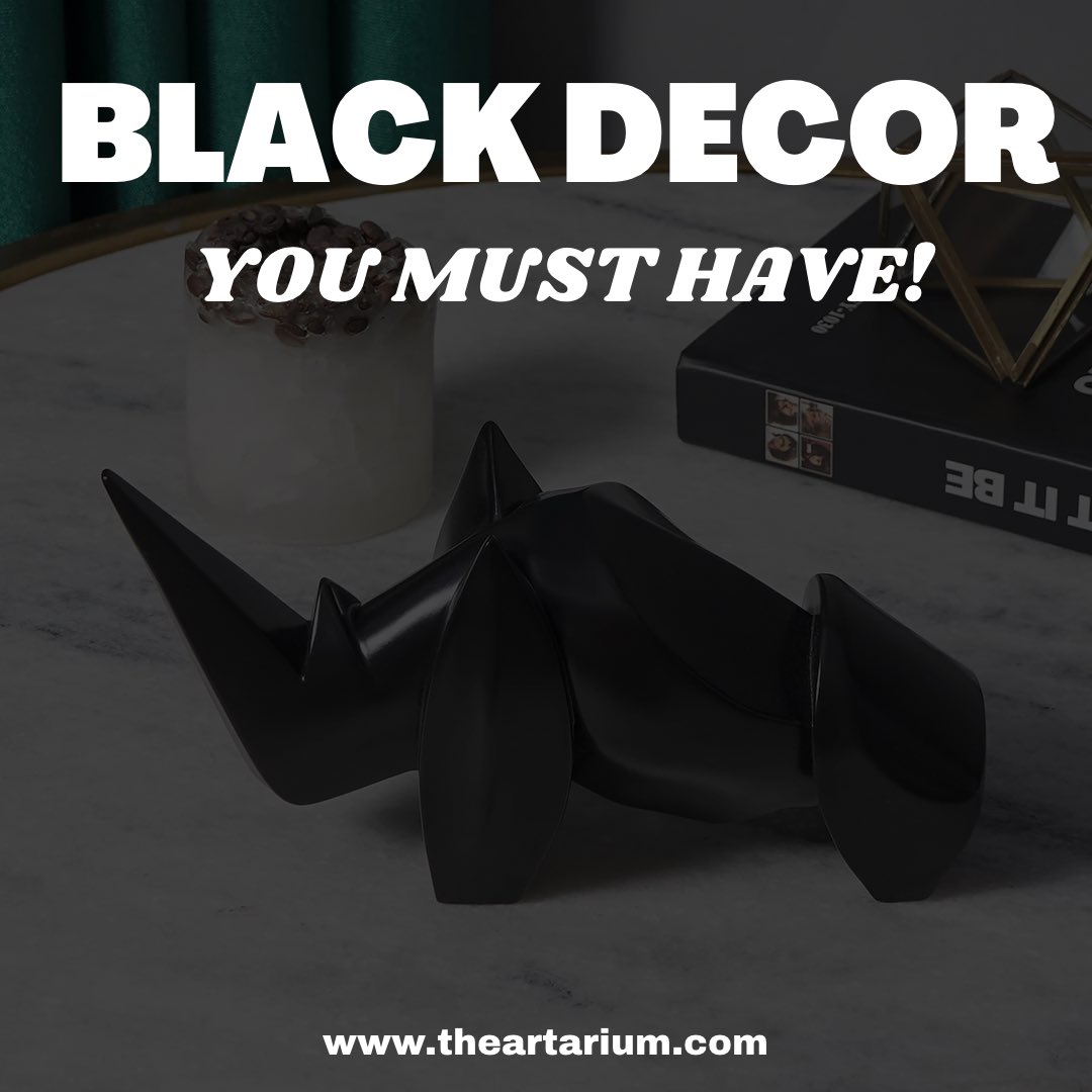 TheArtarium's tweet image. BLACK DECOR 🖤 You must have! 
Shop now at 🔗theartarium.com
#giftingsolutions #giftingseason #giftingmadeeasy #giftingoptions #corporategifting #giftingservices #giftinghampers #giftingoption #giftingideasforher