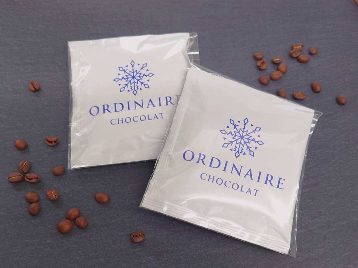OrdinaireChoco's tweet photo. 【ドリップコーヒー新発売】
．
ドリップコーヒー2袋入り　¥500
今まではカフェブースか一部のアソートギフト大でしか当店のドリップコーヒーは提供していませんでしたが、遂にテイクアウトでもドリップコーヒーのパックを販売することになりました☕️ https://t.co/6ALb1JbyyO