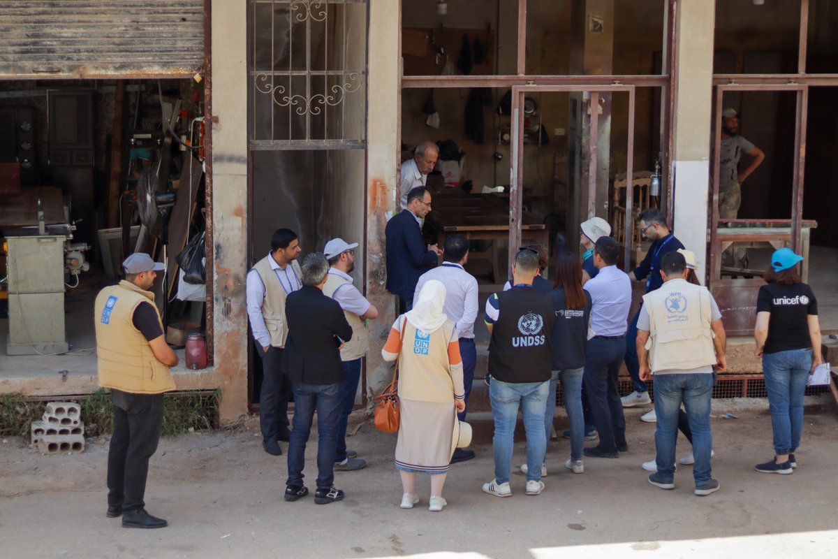 The @UNinSyria working together, joining forces and leveraging each agency’s knowledge and capacity to create opportunities for the communities, children, youth and women #UNJointProgramme @EUinSyria @NorwayMFA @cooperazione_it @aics_it @coopita_beirut @maxdantuono
