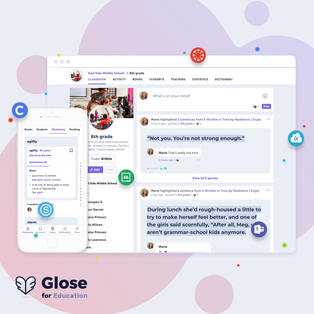 Glose Education tweet media