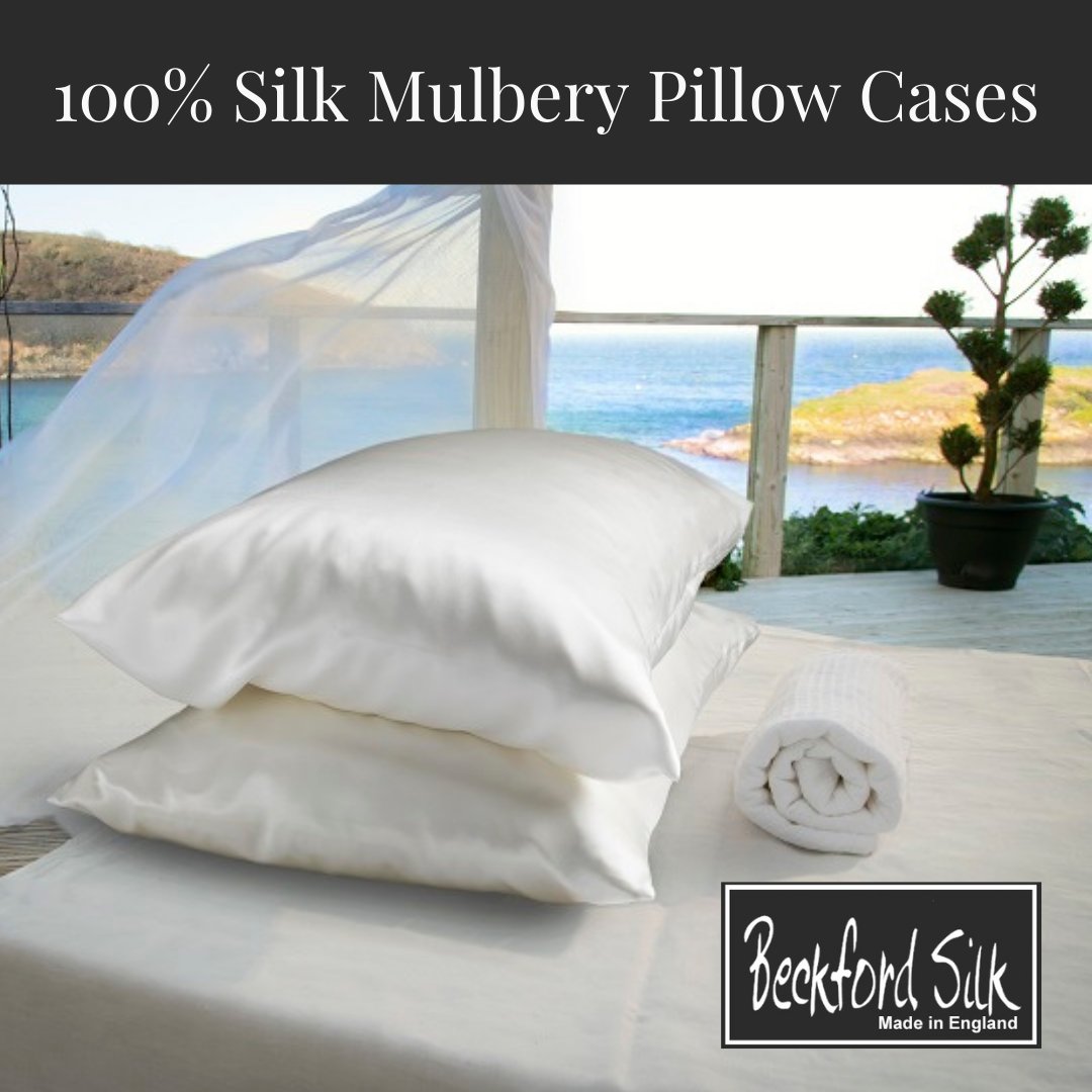 One of our favourite products we make here at Beckford Silk is the silk pillow case. They are made from 100% pure silk crepe backed satin Charmeuse.

#Silkpillow #Silk #silk #beckfordsilk #mulberrysilk #craft #bespoke  #fabric #Pillowcase