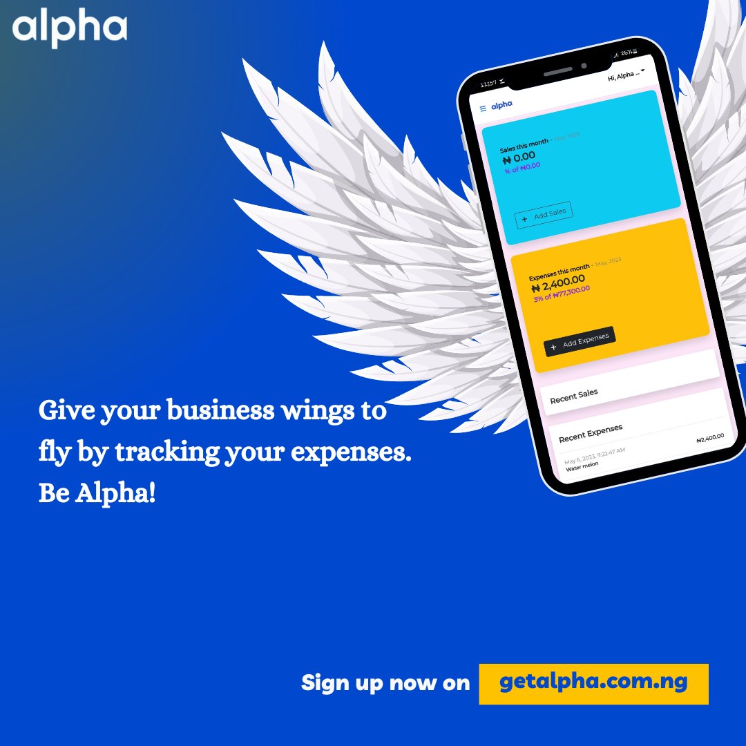 Be #YoungFamousAndAfrican when you grow your business with Alpha!

Sign up on getalpha.com.ng today!

#bookkeepingservicesinnigeria #bookkeepingappforsmallbusiness #salesapp #businesstips #AMVCA #AMVCA9