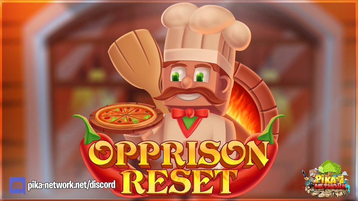 PikaNetworkMC's tweet photo. 🧑‍🍳OpPrison reset - 𝗙𝗿𝗶𝗱𝗮𝘆, 𝗠𝗮𝘆 𝟮𝟲𝘁𝗵 𝟮𝟬𝟮𝟯, 𝟳𝗣𝗠 𝗖𝗘𝗧!

To celebrate, we are running a giveaway for:
  ▪️ 2x Boss Ranks
  ▪️ 2x €50 Store Giftcard

Follow us, Retweet, and Like to enter.  
Good luck!

📚 Information: https://t.co/kRmJGo3ifR https://t.co/wLtT6Oauff