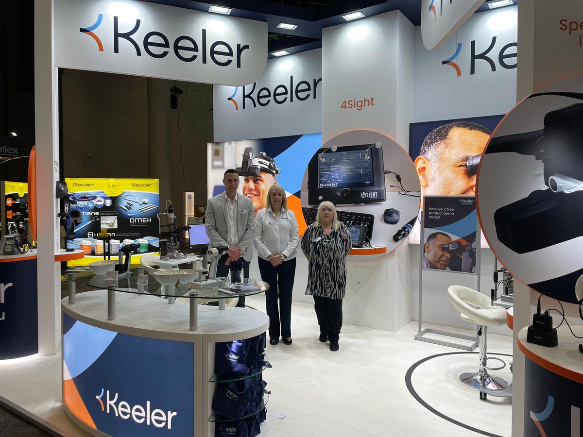 KeelerLtd's tweet photo. #RCOphth2023 has started and we are so excited to meet you! Book a demo with us 👁

#keeler #birmingham #opthalmology https://t.co/6Aszq33gdm