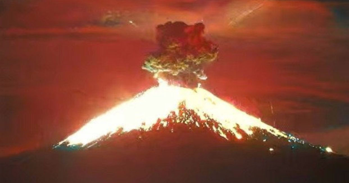 There are different types of eruptions, the most recent of #Popocatépetl:

Vulcanians: sudden outbursts with the emission of incandescent fragments on the slopes.

Strombolians: continuous emission of ash and extrusion of magma that would generate a lava dome.