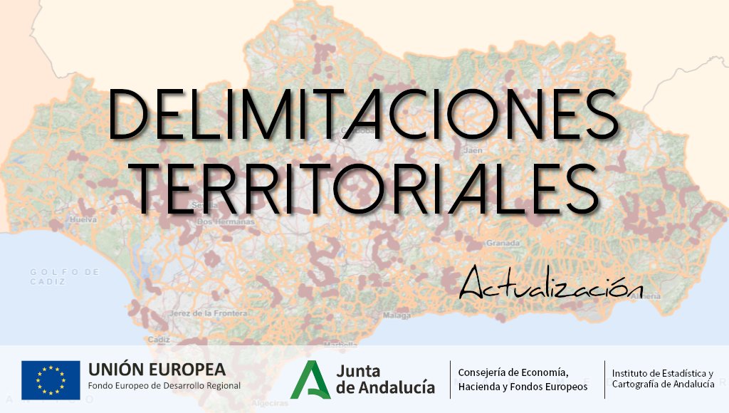 IECA_Andalucia's tweet photo. 🗺️Delimitaciones Territoriales de la Comunidad Autónoma de Andalucía
Hemos actualizado los ficheros de descarga:
✅#Líneas #límite #municipales en formato SHP
✅#Mojones municipales en formato SHP
✅#Recintos municipales en formato SHP
https://t.co/cUe4IX7bbl #FEDER #deslinde https://t.co/6s0ekwwMbu