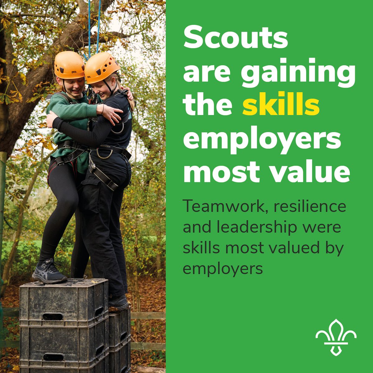 RT scouts 'Young people who do extra-curricular activities gain the skills employers value most and are more optimistic about their careers. New research from @Demos shows how skills learned in Scouts are crucial for employability. Full report here: … '
