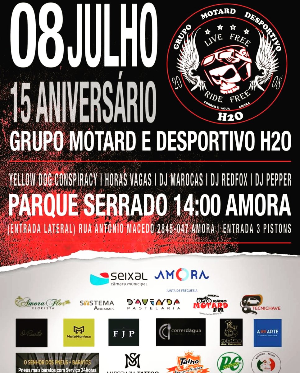 YellowDogConspi's tweet image. @YellowDogConspiracy on Tour
8 July 
XV Anniversary 2023
Grupo Motard e Desportivo H2O
Amora (Portugal🇵🇹) 
#yellowdogconspiracy
#HardRock