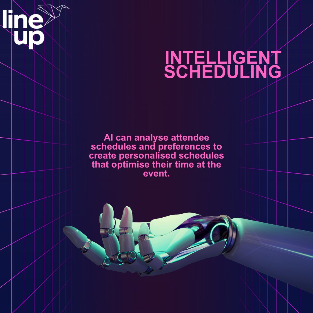 LineUpUK's tweet image. In case you missed it, check out Line Up's latest blog! We focus on how Artificial Intelligence can benefit the events industry. Visit us at: lineup.uk.com/blog
#artificialintelligence #eventplanning #eventmanagement #eventindustry #LineUpPeople #TransformingAudiences
