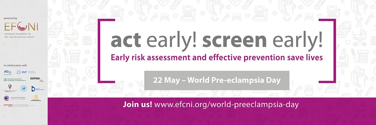 Today is #WorldPreeclampsiaDay and we are happy to once again support @EFCNIwecare on this important topic. Early risk assessment and effective prevention saves lives. For more information please visit: efcni.org/world-preeclam… #ActEarlyScreenEarly #WorldPreeclampsiaDay2023