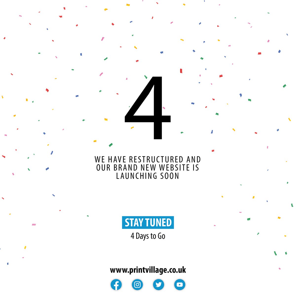 printvillageltd's tweet image. Day 4: Four days left until the Print Village relaunch! Discover our high-quality printing solutions and take your business to the next level. #PrintVillage #PrintExperts #CustomPrintingSolutions #MarketingCollateral #SignagePrinting