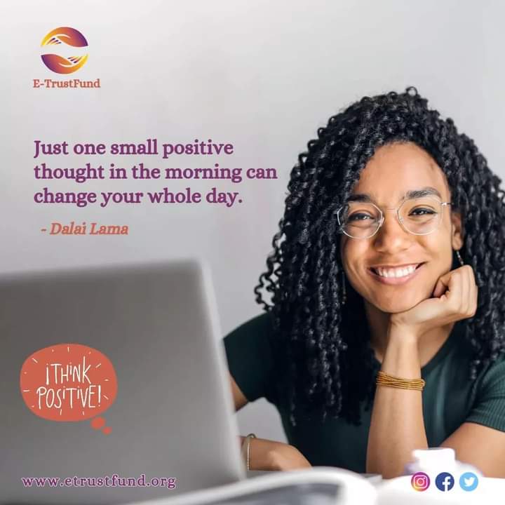 etrustfund's tweet photo. Waking up to Monday morning can be annoying right 🙄 we know, but all you need is a little positive thought 🤔 to set your week up and running and you're good to go.

Stay positive.. Have a productive week.😊

#Etrustfund #save #earn #network #acessloans #momdaymotivation https://t.co/Ut6vvQQhXY