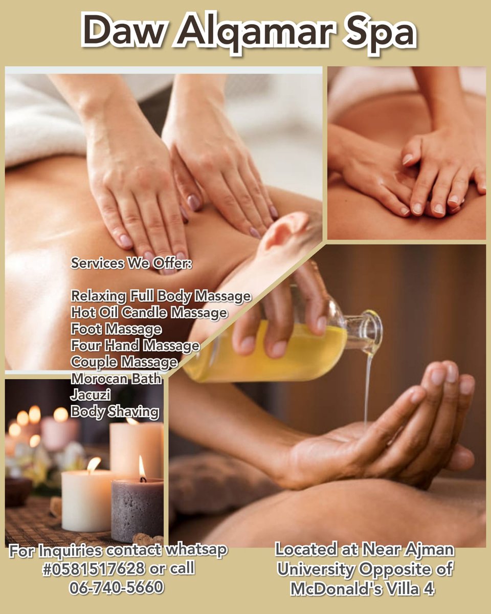 alqamer07's tweet photo. #massage_bodytobody #fullbodymassage #morocanbath #ladyboydubai #MassageRelax #ajmanmassage https://t.co/QrBFJAVQSh